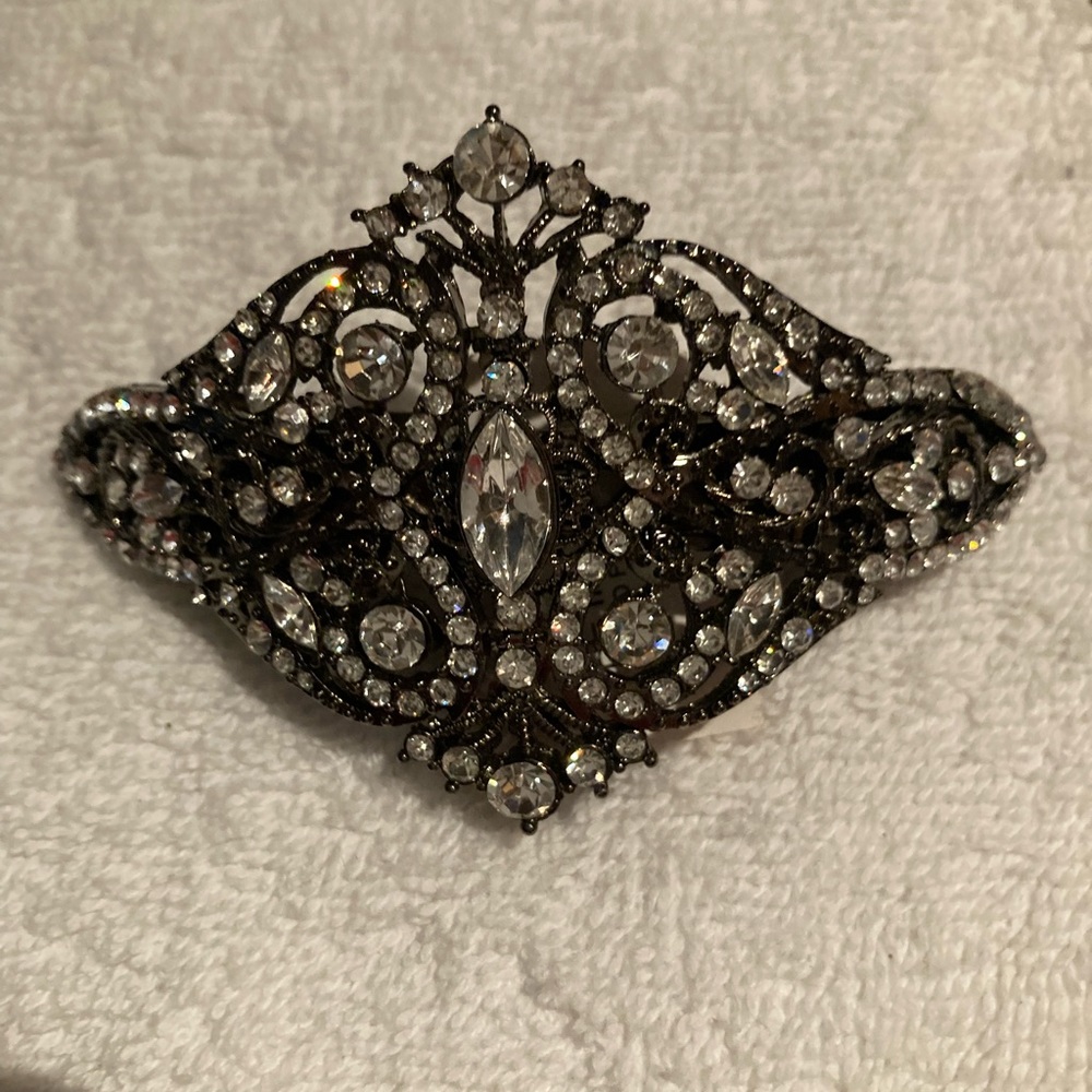 Rhinestone crystals hair beret